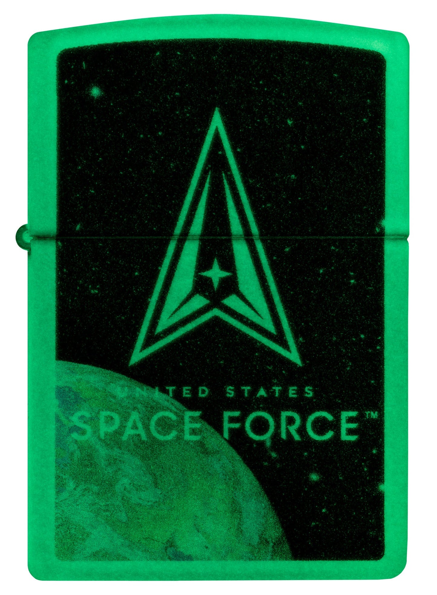 Zippo U.S. Space Force™ Glowing Logo Design Glow In The Dark Windproof Lighter