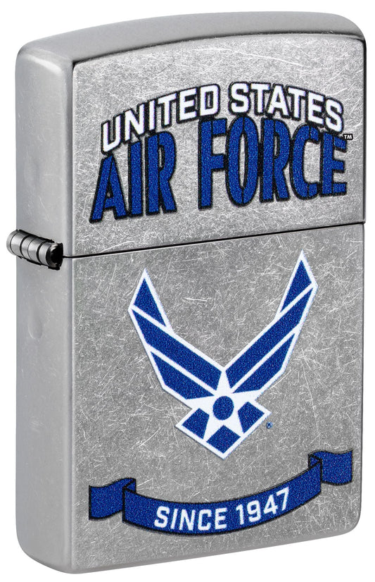 Zippo U.S. Air Force™ Banner Design Street Chrome Windproof Lighter
