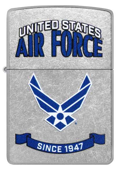 Zippo U.S. Air Force™ Banner Design Street Chrome Windproof Lighter