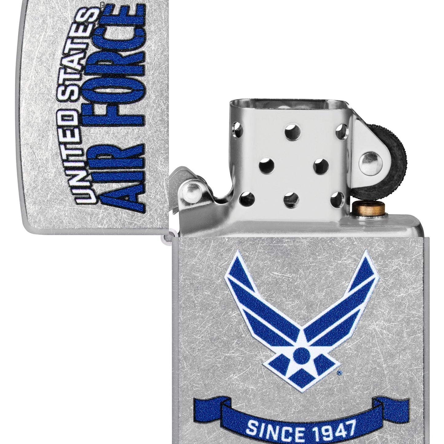 Zippo U.S. Air Force™ Banner Design Street Chrome Windproof Lighter