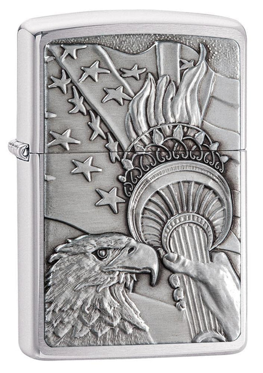 Zippo Patriotic Eagle Emblem Windproof Lighter