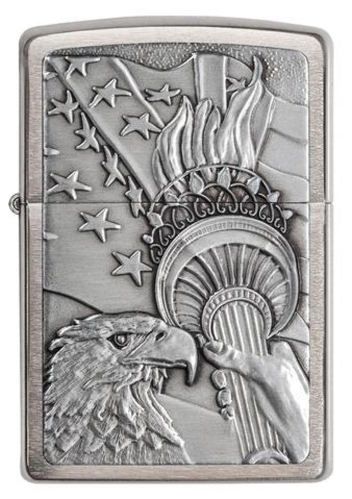 Zippo Patriotic Eagle Emblem Windproof Lighter