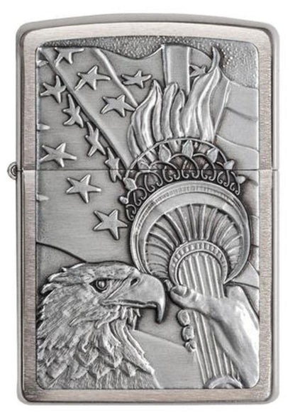 Zippo Patriotic Eagle Emblem Windproof Lighter