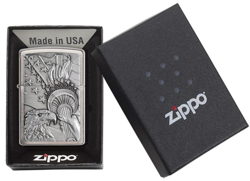 Zippo Patriotic Eagle Emblem Windproof Lighter