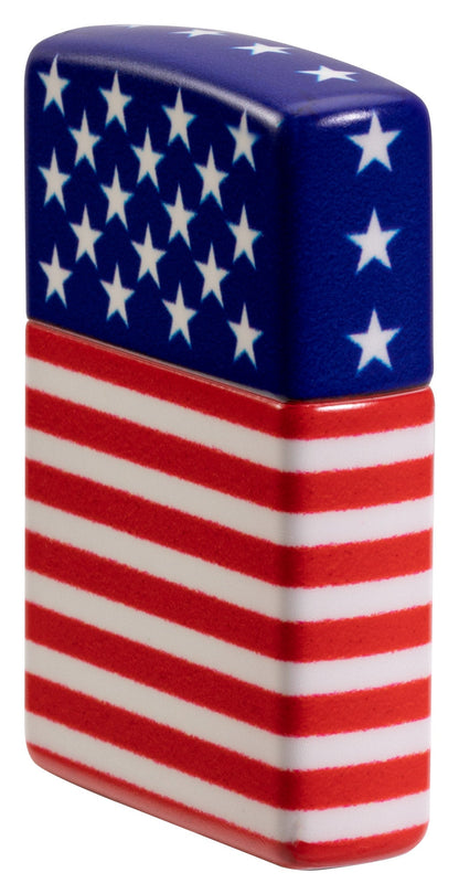 Zippo Stars and Stripes Flag Design 540 Color Matte Windproof Lighter