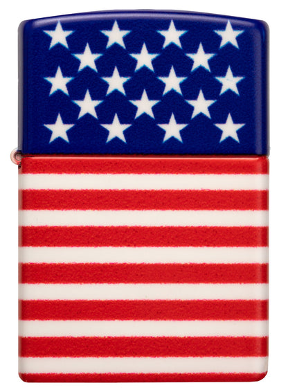 Zippo Stars and Stripes Flag Design 540 Color Matte Windproof Lighter
