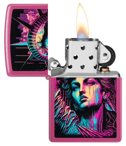 Zippo American Lady Frequency Windproof Lighter