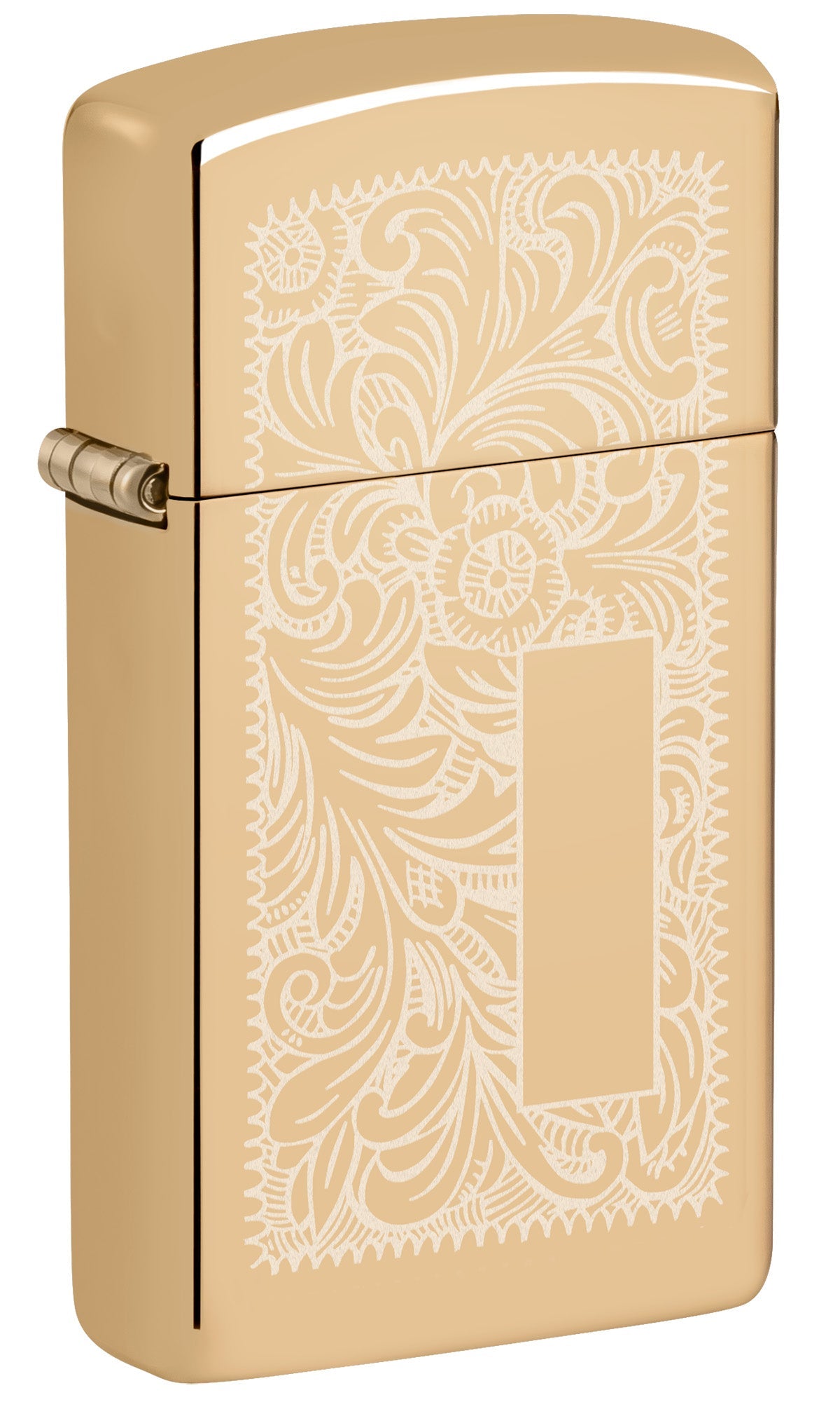 Zippo Slim® High Polish Brass Venetian® Windproof Lighter