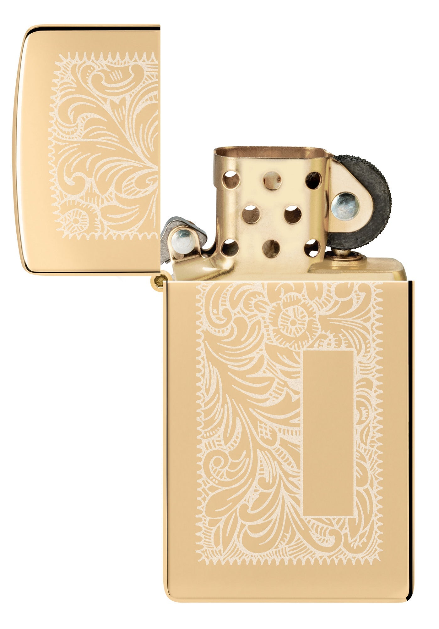 Zippo Slim® High Polish Brass Venetian® Windproof Lighter