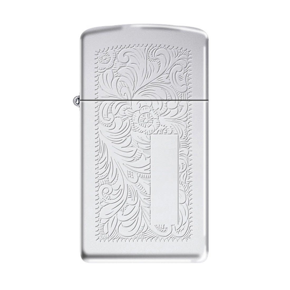 Zippo Slim® High Polish Chrome Venetian® Windproof Lighter