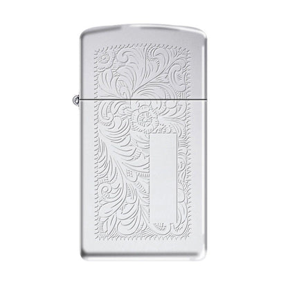 Zippo Slim® High Polish Chrome Venetian® Windproof Lighter