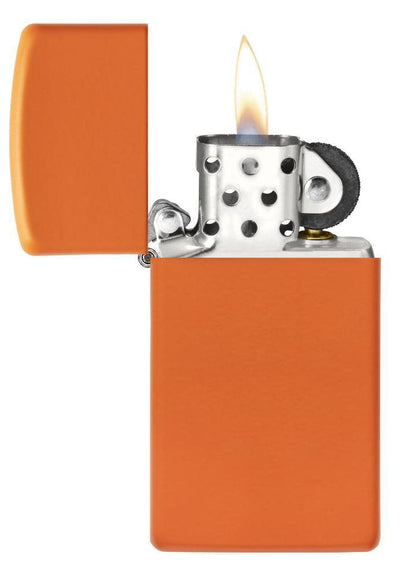 Zippo Slim® Orange Matte