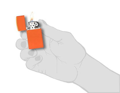 Zippo Slim® Orange Matte