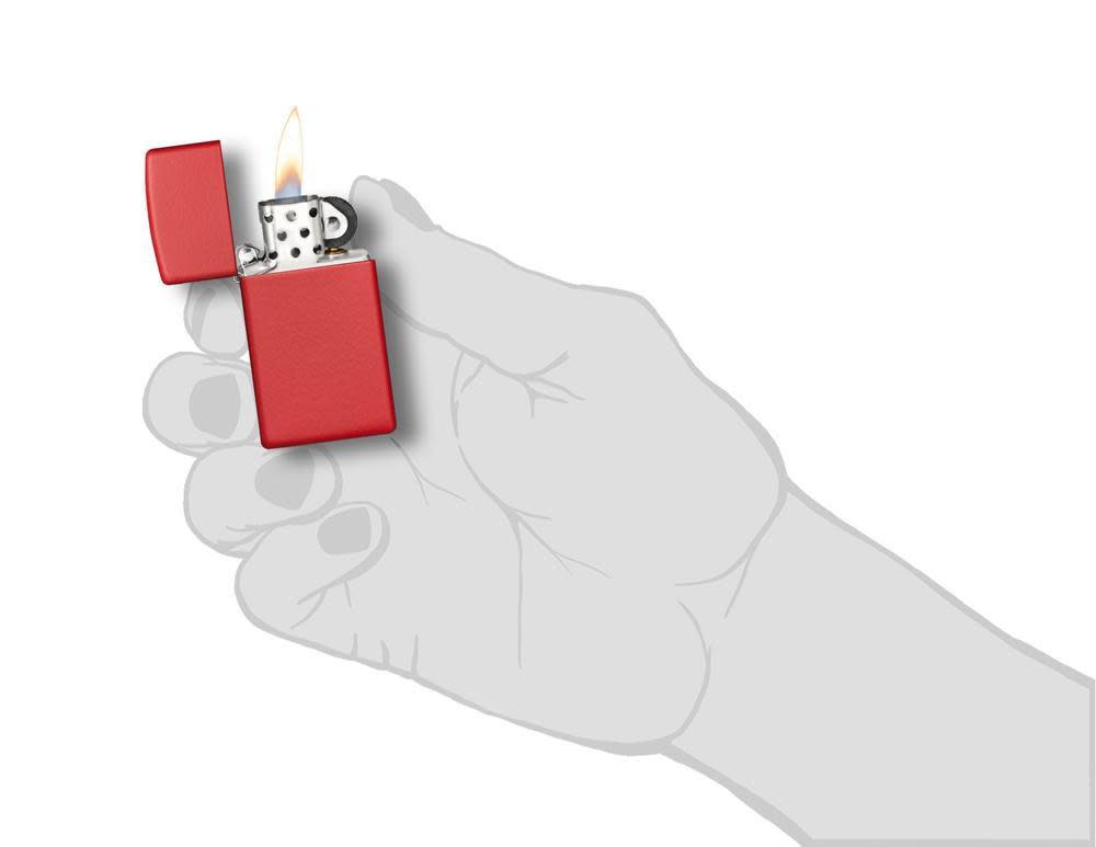 Zippo Slim® Red Matte