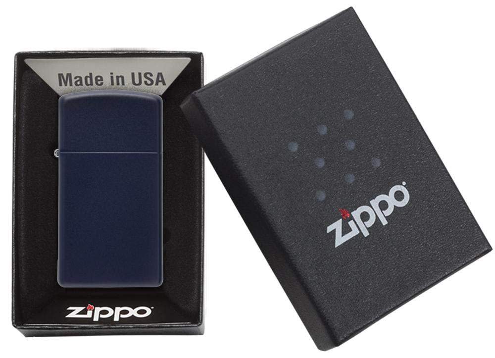 Zippo Slim® Navy Matte