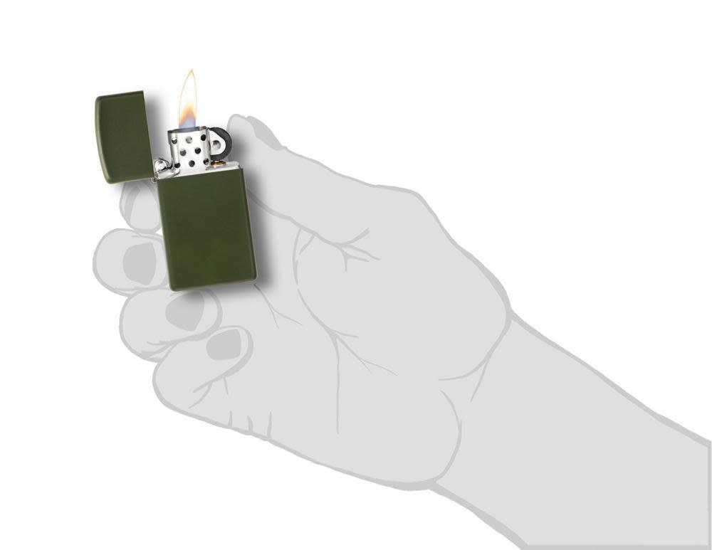 Zippo Slim® Green Matte