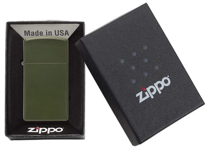Zippo Slim® Green Matte