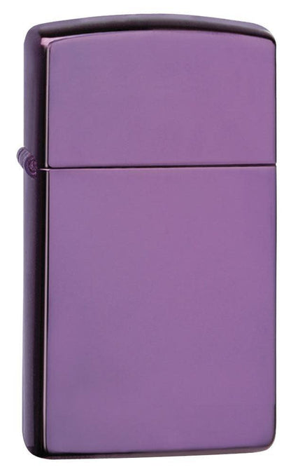 Zippo High Polish Purple Slim Windproof Lighter
