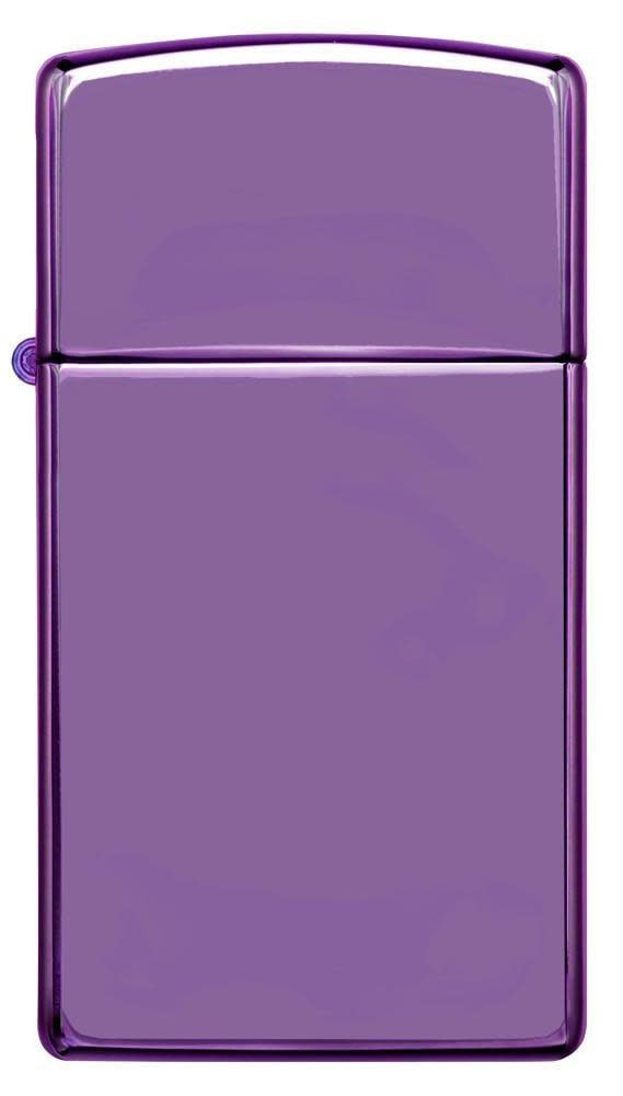 Zippo High Polish Purple Slim Windproof Lighter