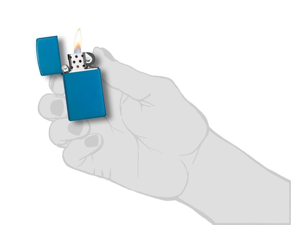 Zippo Slim® High Polish Blue Windproof Lighter