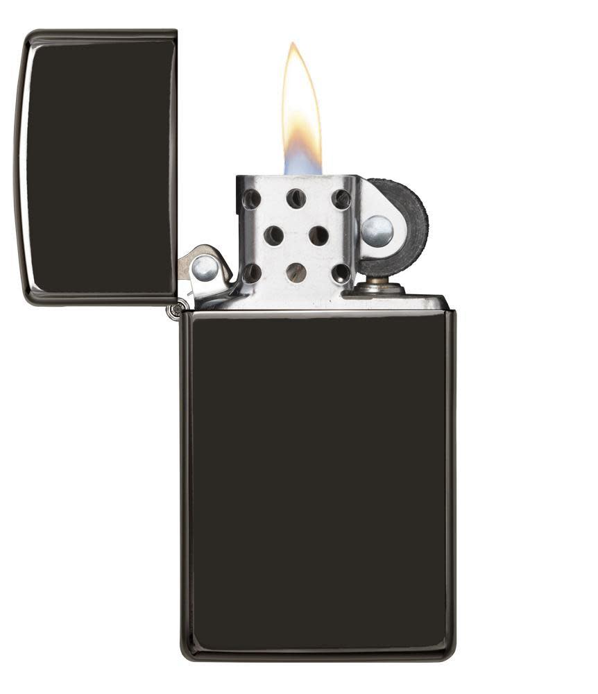 Zippo Slim® High Polish Black Lighter
