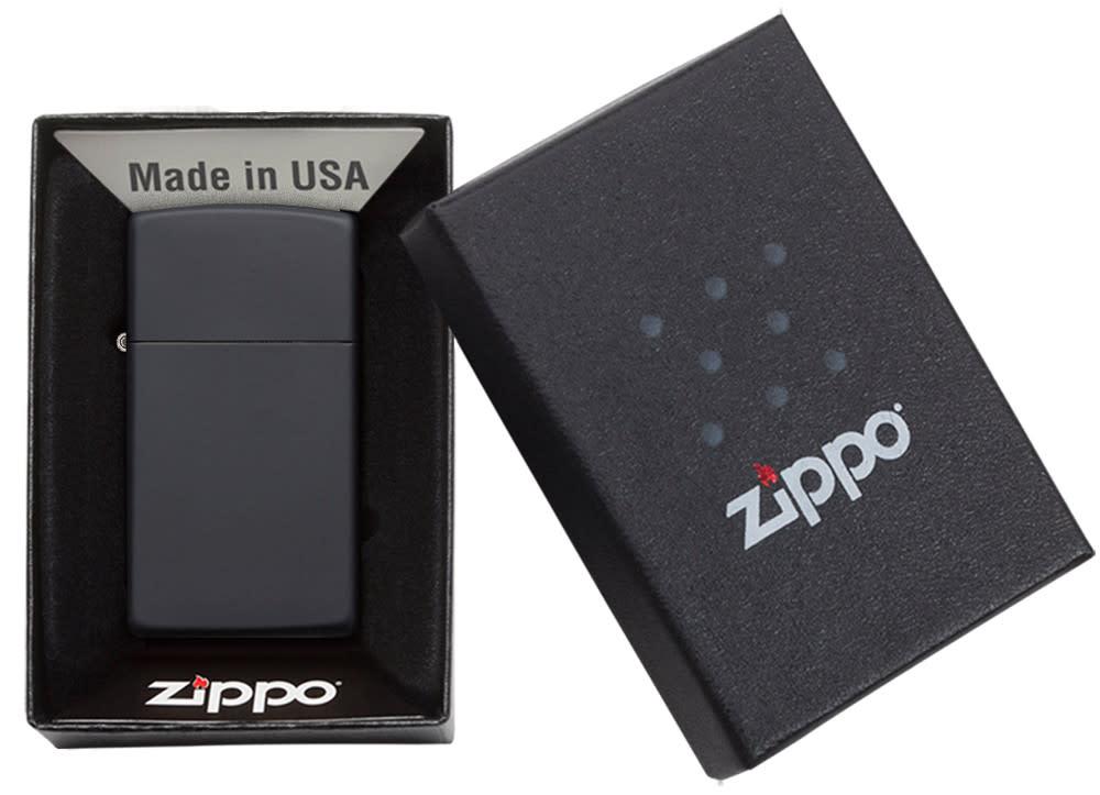 Zippo Slim® Black Matte Lighter