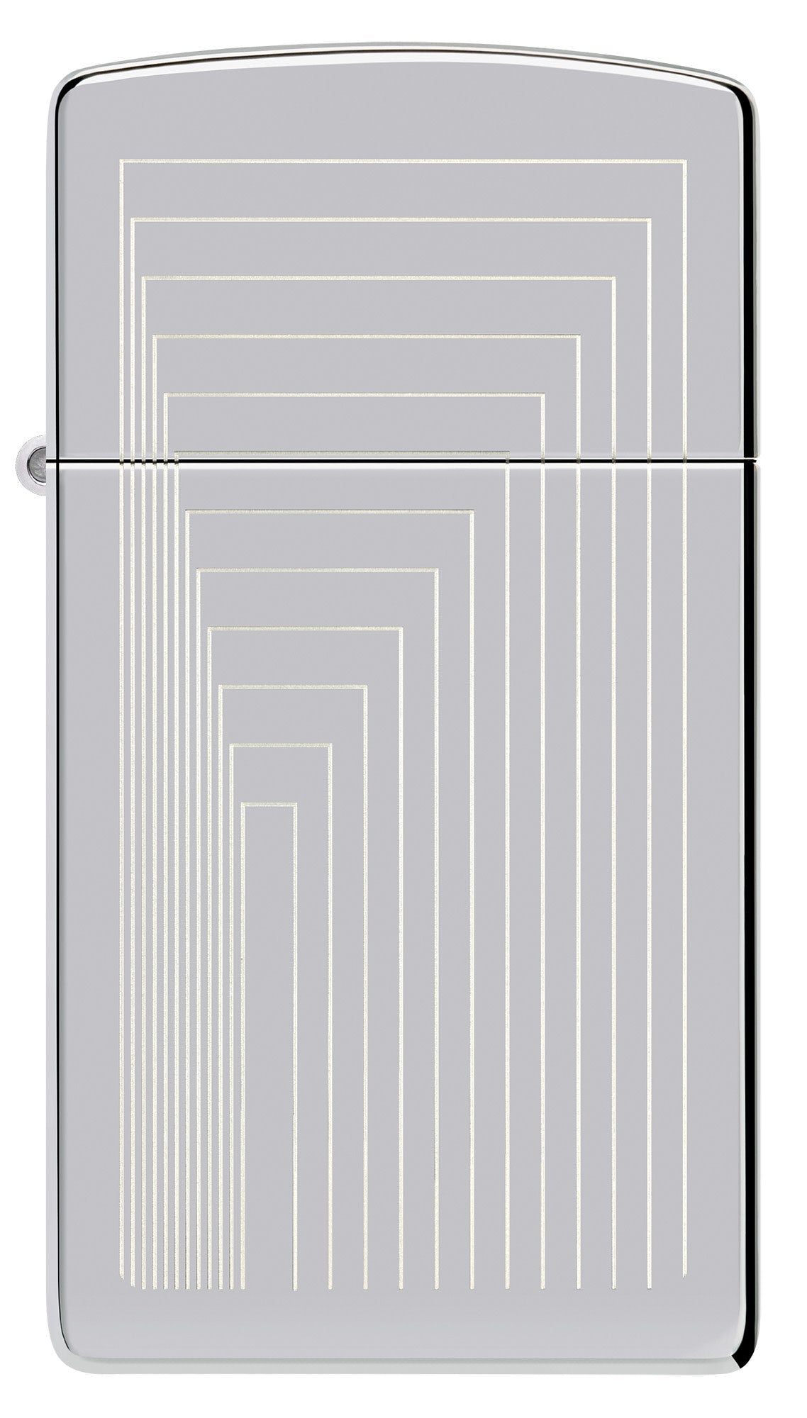 Zippo Slim® Laser Pattern Design High Polish Chrome Windproof Lighter