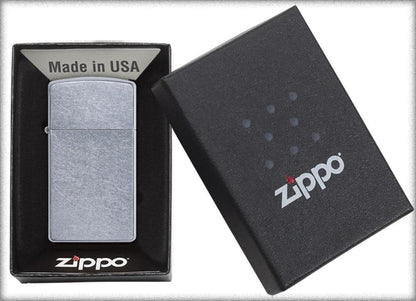 Zippo Slim® Street Chrome™ Windproof Lighter