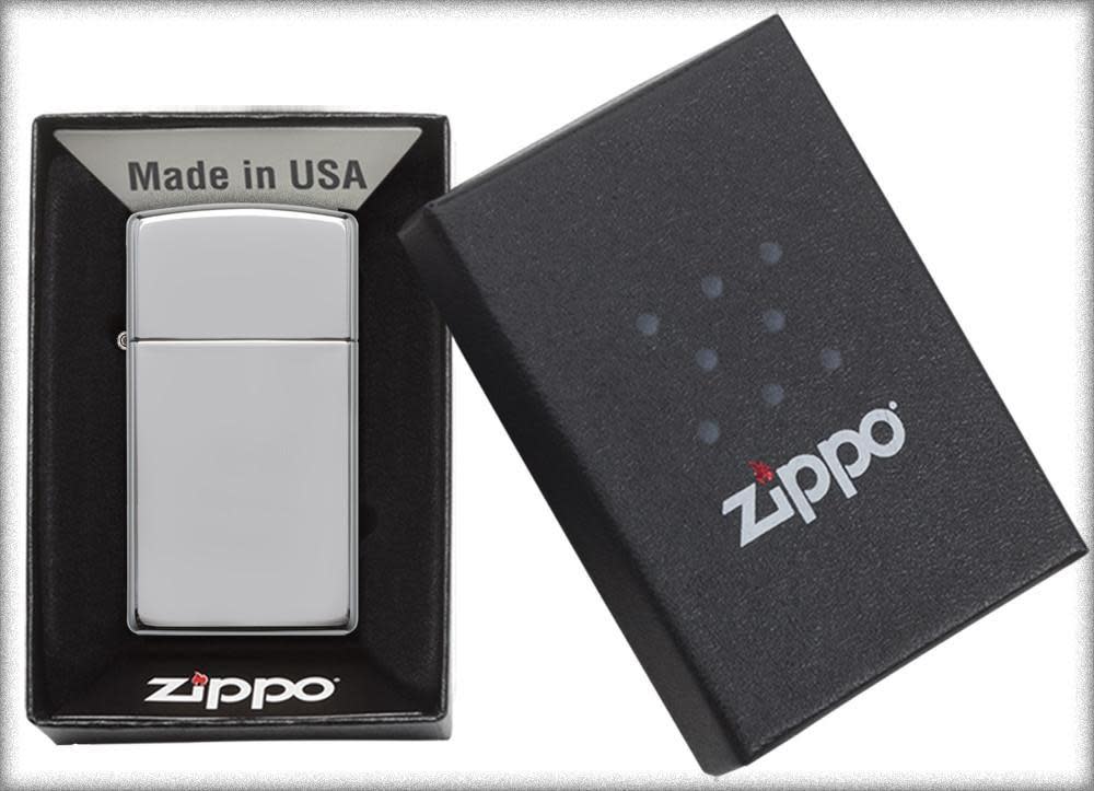 Zippo Slim® High Polish Chrome Windproof Lighter