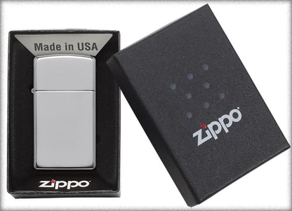 Zippo Slim® High Polish Chrome Windproof Lighter