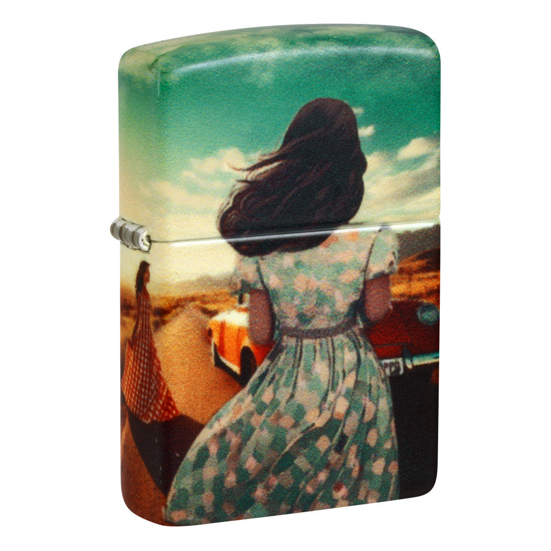 Zippo American Road Trip Design 540 Color Windproof Lighter