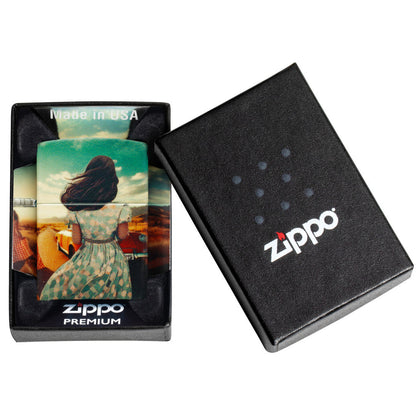 Zippo American Road Trip Design 540 Color Windproof Lighter