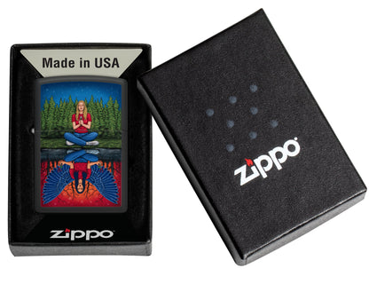 Zippo Dual State Design Black Matte Windproof Lighter