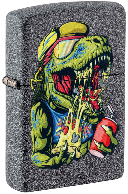 Zippo Cheese Rex Design Iron Stone Windproof Lighter