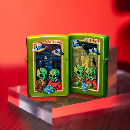 Zippo Take Me To Your Feeder Design Classic Lurid Windproof Lighter