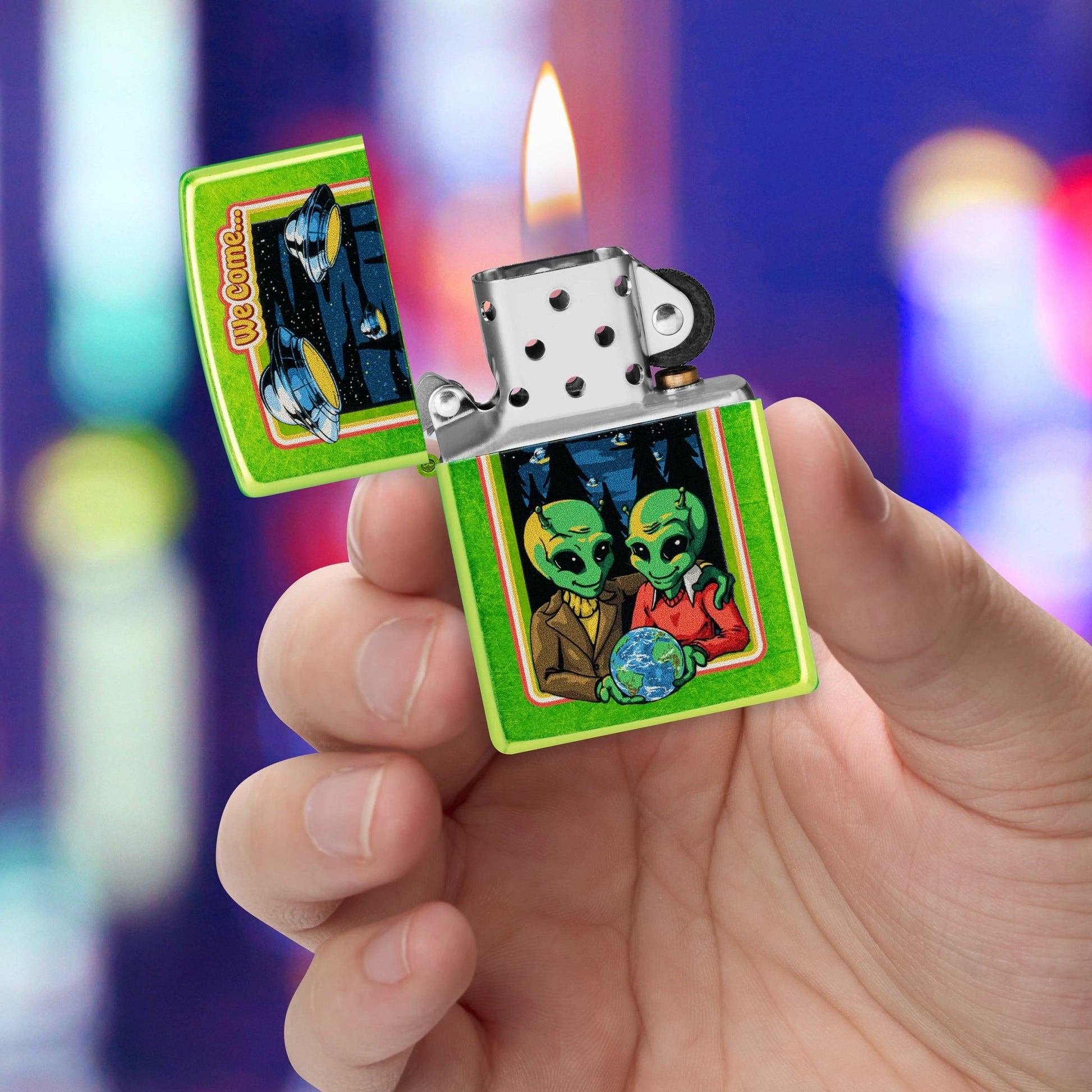 Zippo Take Me To Your Feeder Design Classic Lurid Windproof Lighter