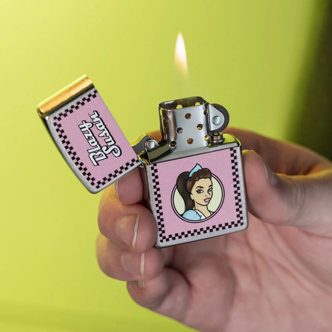 Zippo Blazy Susan™ Checker Design Street Chrome Windproof Lighter