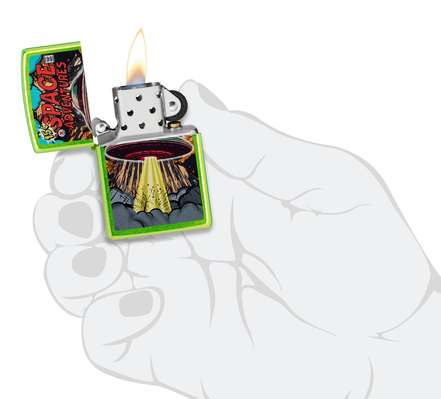 Zippo Space Adventures Design Classic Lurid Windproof Lighter