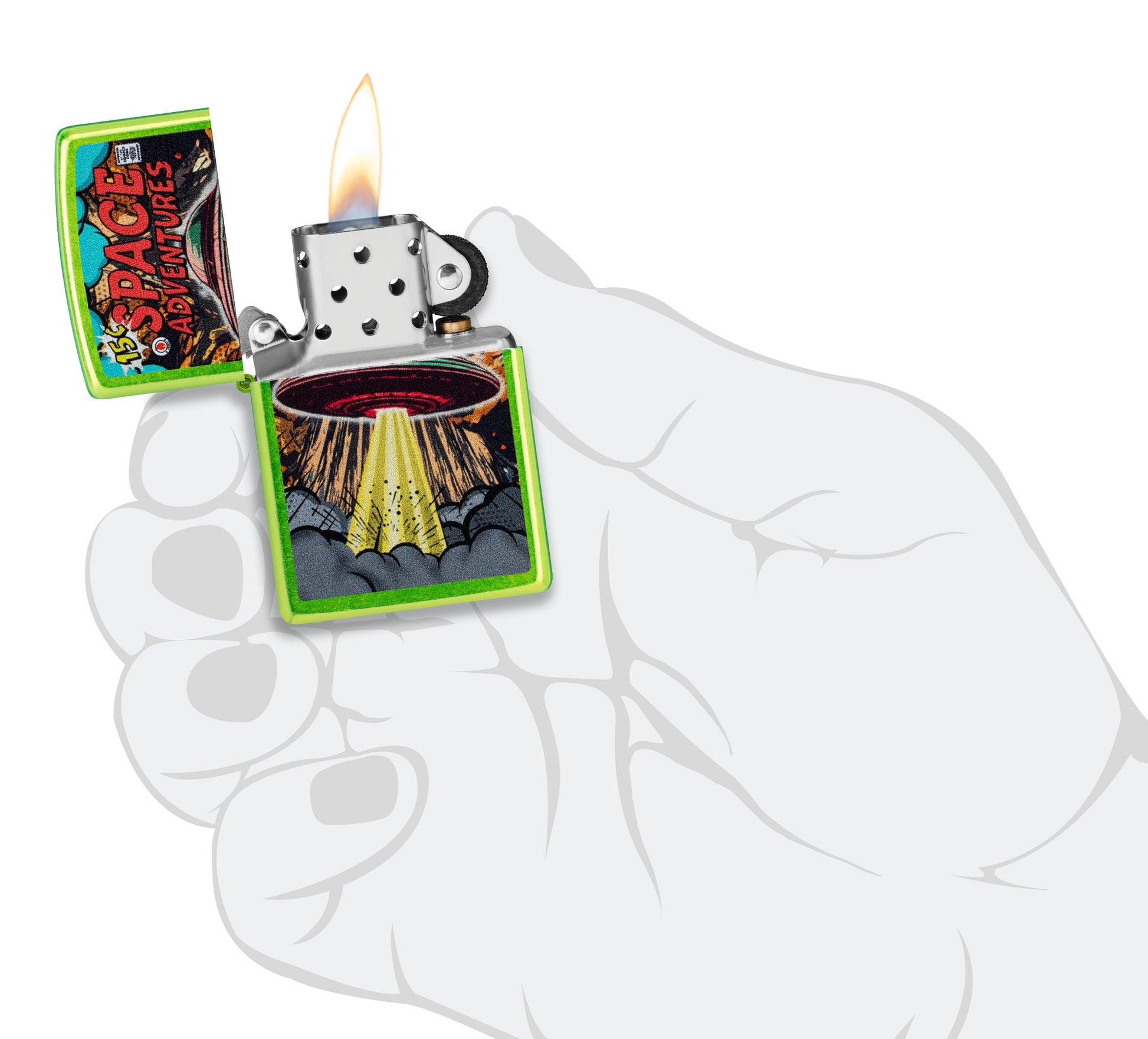Zippo Space Adventures Design Classic Lurid Windproof Lighter