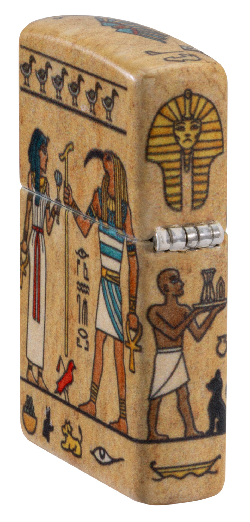 Zippo Ancient Glyphs Design White 540 Matte Windproof Lighter