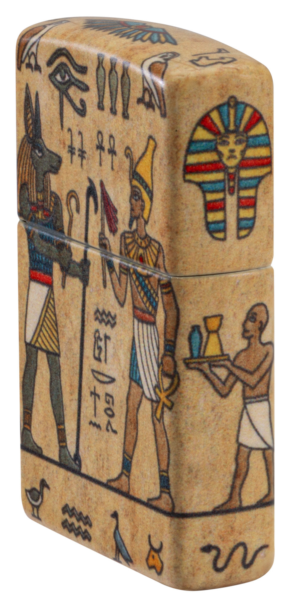 Zippo Ancient Glyphs Design White 540 Matte Windproof Lighter