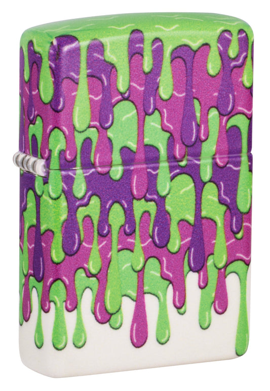 Zippo Glowing Slime Design Glow in the Dark Windproof Lighter