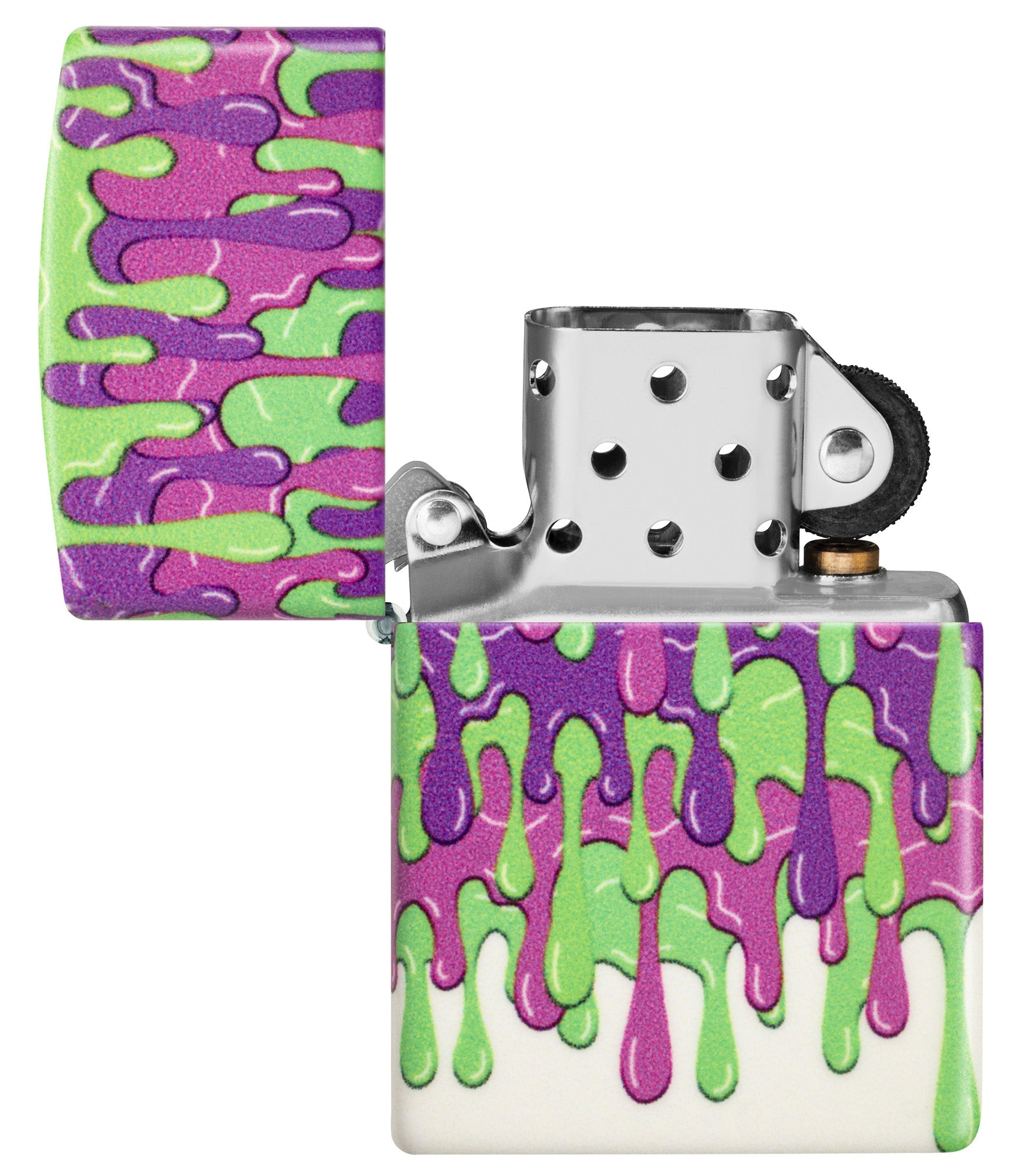 Zippo Glowing Slime Design Glow in the Dark Windproof Lighter