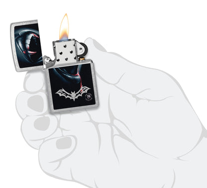 Zippo Anne Stokes Bite Design Street Chrome Windproof Lighter
