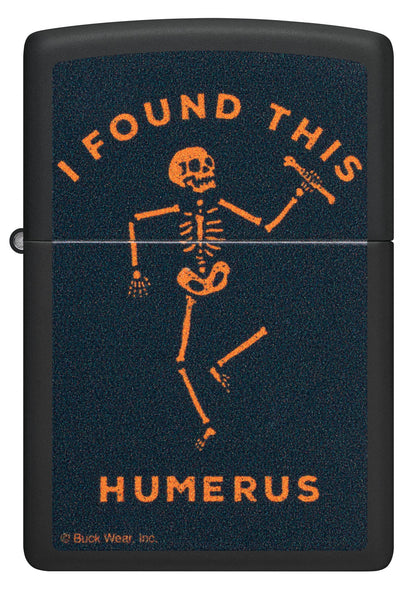 Zippo Buck Wear™ Humerus Design Black Matte Windproof Lighter