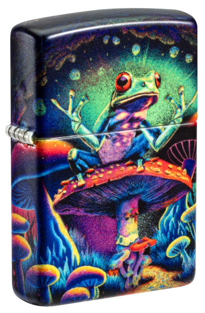 Zippo Zen Frog Design Glow in the Dark Matte Windproof Lighter