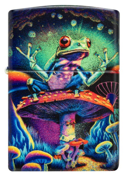 Zippo Zen Frog Design Glow in the Dark Matte Windproof Lighter