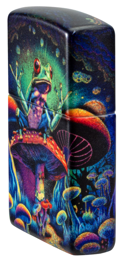Zippo Zen Frog Design Glow in the Dark Matte Windproof Lighter