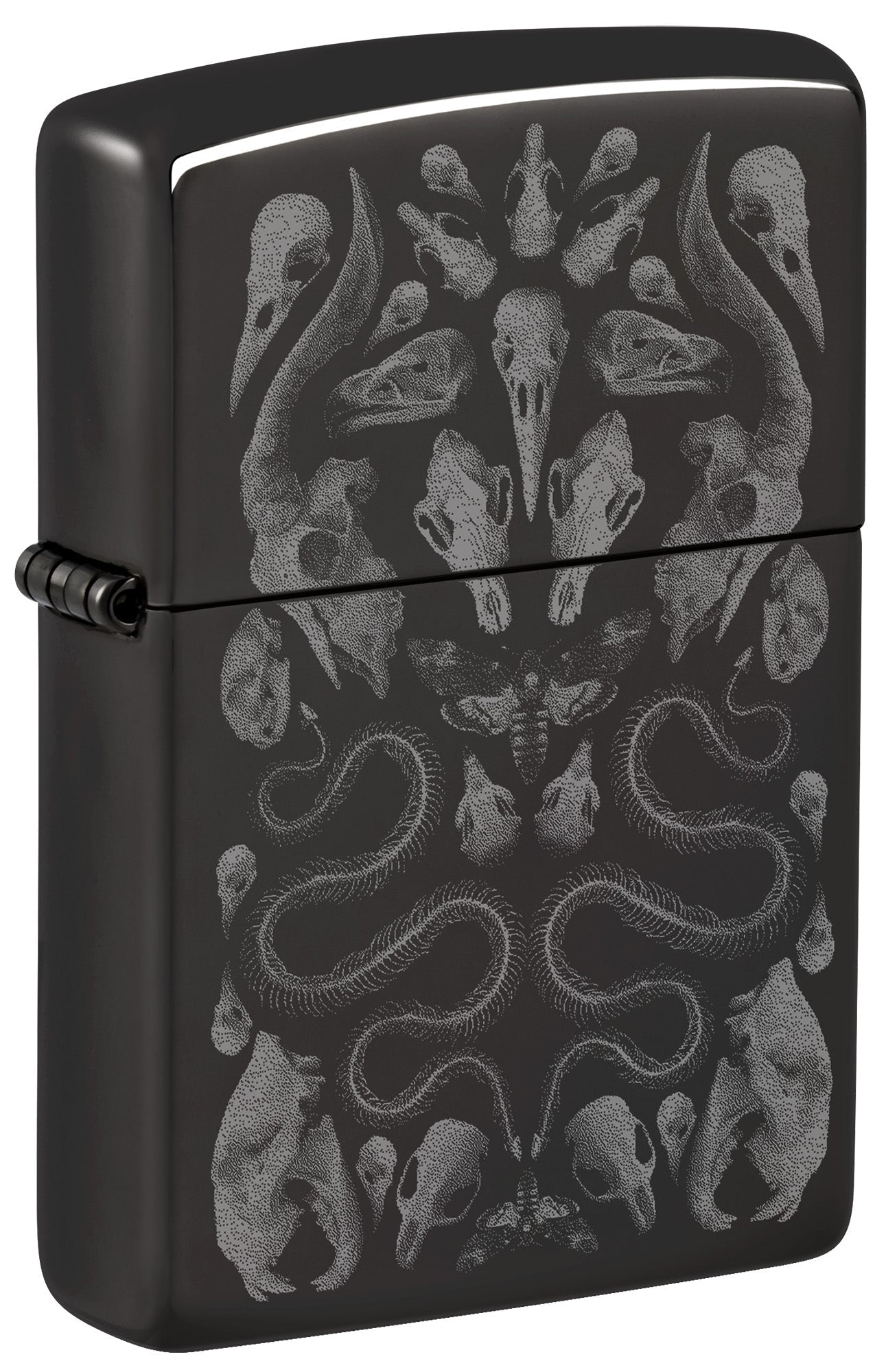 Zippo Bone Mosaic Design Ebony Windproof Lighter