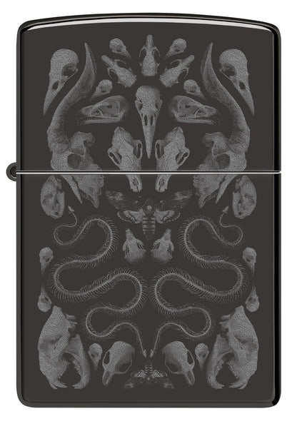 Zippo Bone Mosaic Design Ebony Windproof Lighter